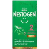 Молочна суміш Nestle Nestogen 2 з 6 місяців з пробіотиками та лактобактеріями, 300 г